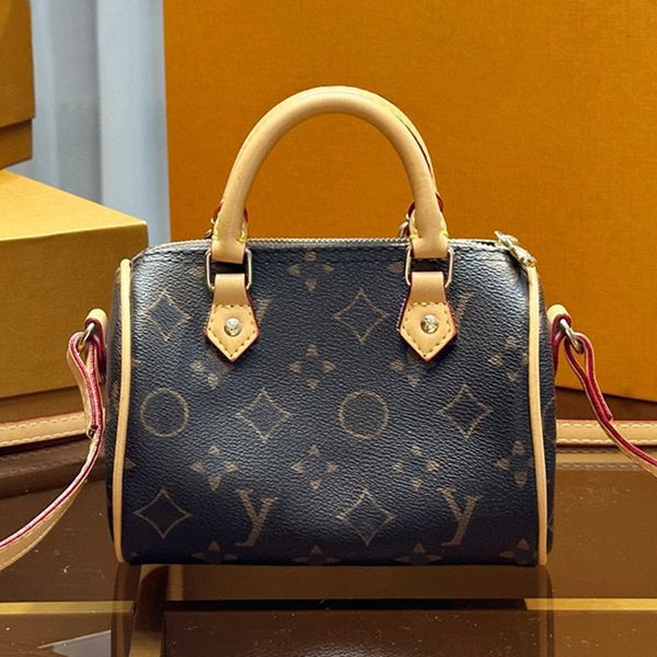 

Designer Shoulder Bag Women Classic Leather Denim Cross body Luxury Tote Purse Brown Flower Clutch Handbag high quality fashion designer crossbody bag, #10 16.5cm