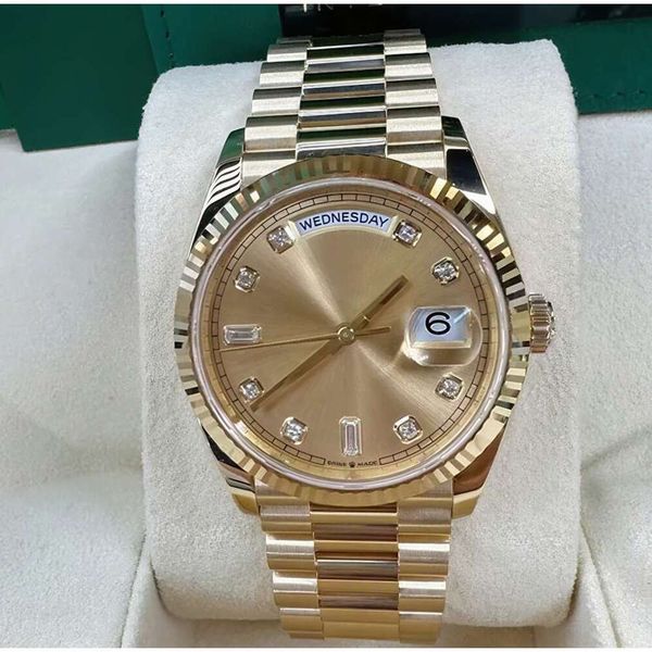 Luxury Watch In Double Buckle Lock With Dual Waterproof System, Branded Mechanical Automatic Watch, Buckle, 904L Stainless Steel Strap Designer Watch