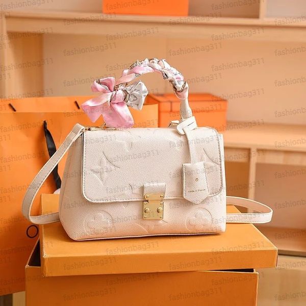 

Large capacity Designer bags Luxury Bag Monogram tote bag Women classic printed handbag Embossed Flower shoulder bag leather luxury handbag lady crossbody bag, Color17