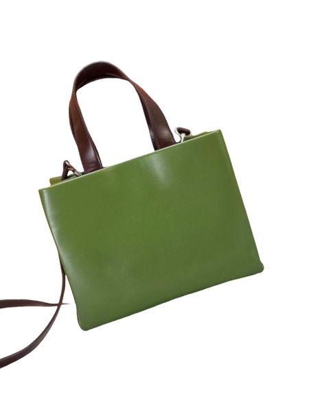 

Designer bag new luxury reversible shoulder tote bag wallet, high-quality shopping, free delivery, Green