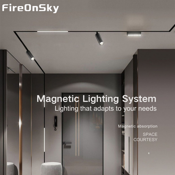 Magnetic track light accessories power connectors magnetic power supply 4