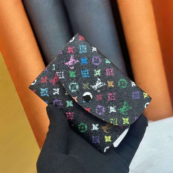 

45678218 Designer Wallet Takashi Murakami Designer Wallets For Man Women Fashion Retro White Tri Color Organizer Bag Credit Card Holder Coin Purse 41939, 6 # passport holder 64502