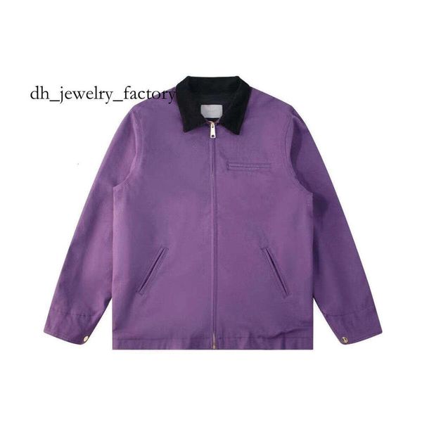 

Carrharts Jacket High Quality 25Fw Designer Vintage Washed Canvas Fashion Brand Detroit Casual Loose Outwear Coats Work Clothes carharttlies bdg us size S-XL 16a, A2-5