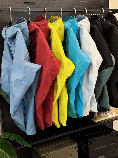 

arcs jacket Mens jacket Three Layer Outdoor zipper jackets Waterproof warm teryx Jackets sports Women ARCs Jacket Male Casual Lightweight Hiking asian size, Orange