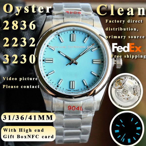 

Premium Top luxury Men Watch 1:1 High Quality Super CLean factory distribution primary source 36mm/41mm Automatic Mechanical 3230 movement Sapphire Free Shipping, Split