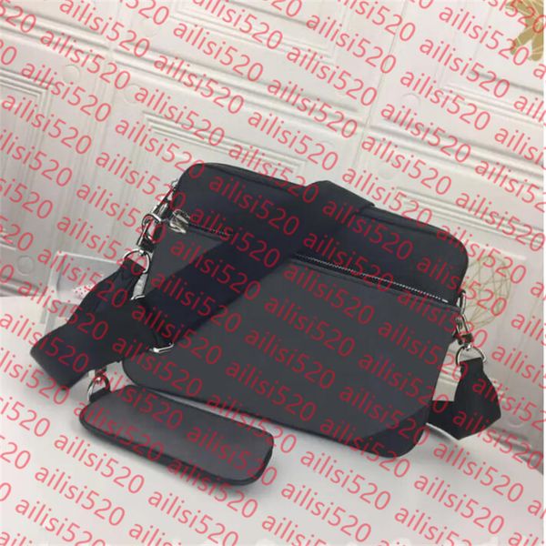 

High Quality Designer bags mens womens POCHETTE TRIO Cross Body Wallets Leather tote bag Patchwork handbag shoulder bags Totes Purse Crossbo, Multi-color