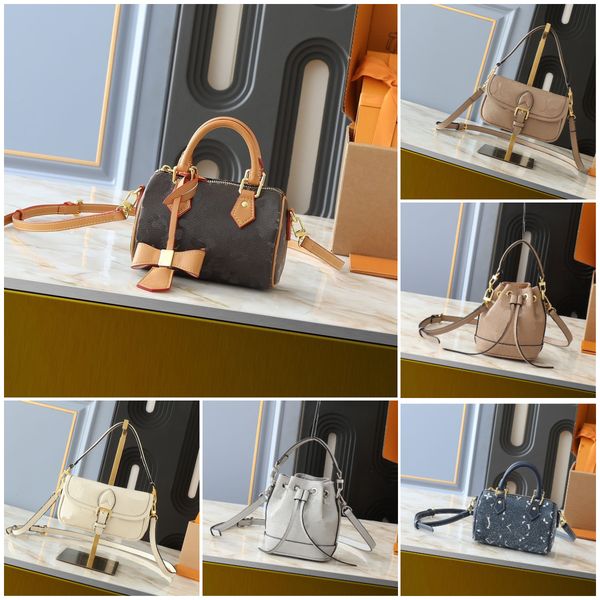 

Designer Bag Women's Pillow Bag Shoulder Bag Fashionable Retro Printed Crossbody Bag Soft Leather Bucket Bag Drawstring, Bag 16