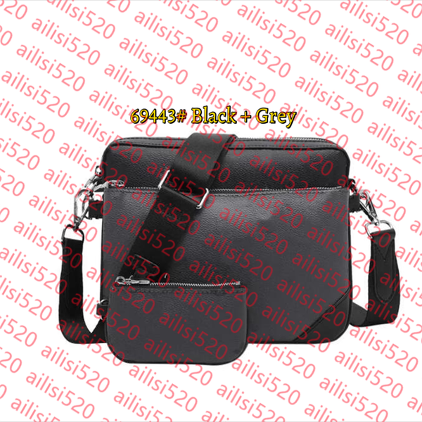 

2024 Men shoulder bags designer cross body man messenger bag Satchels satchel fashion handbag Composite mini package backpack sacoche, Black