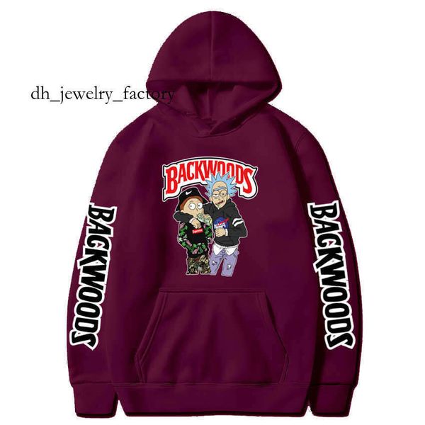 

New Backwoods men' and women' printed pullover hoodie sportswear Korean style clothing casual and fun tops for boys and girls 102, #23