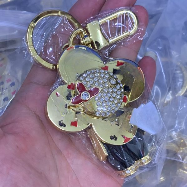 

Designer Unisex Black Key Chain Accessories Keychains Letter Luxury Pattern Car Keychain Jewelry Gifts Lanyards for Key Bag