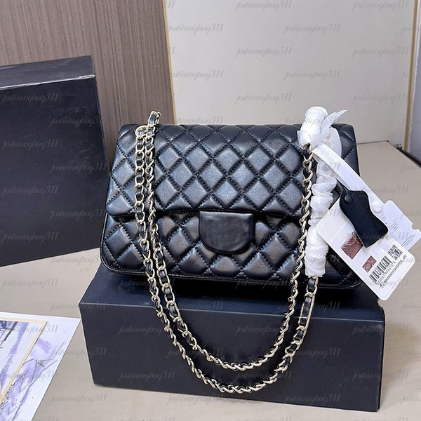 

Black caviare Designer bags Luxury Bag sling bag Classic Flap Leather Handbags Chain bag Shoulder Bag sac de luxe small square bag women's crossbody bag clutch bag, Pink
