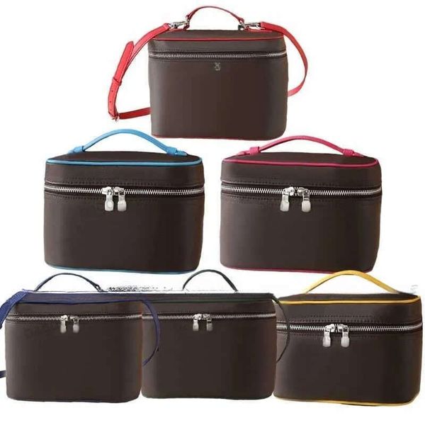 

Make Up Cosmetic Pouch Wash Bag Vanity Evening Handbag Patchwork Toiletry Bags Designer High Quality Crossbody Purses 926, Blue (24x14x17cm)