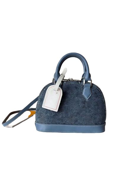 

Designer style shoulder bag Designer ladies' shoulder bag Large capacity handbag -Backpack under the arm Handbag Shopping bag - Free delivery, Blue