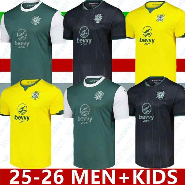 

3XL 4XL Hibernians FC 2025 2026 special Soccer Jerseys home away 3rd 25 26 HibernianH FC 25-26 Home Kit Football Shirt Uniforms Men Kids Kits 888 666, White