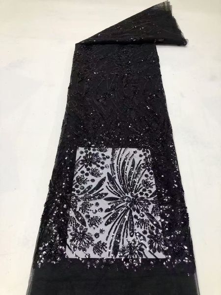 

Elegant Burgundy Sequinned Lace Trimmed Tulle Ideal for Creating Stunning Wedding Dresses.