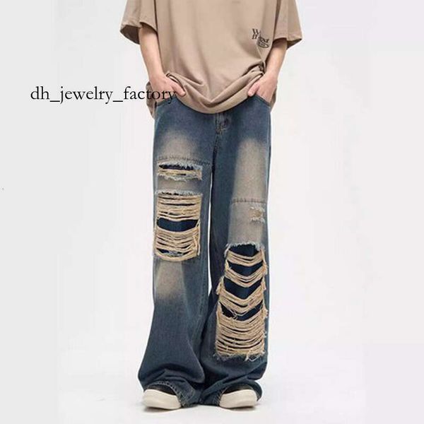 

now3 jumpnext Jeans Designer Men's Jeans Black Flare Pants Men Clothing High Street Retro Baggy Harajuku Style Trend Streetwear Casual Trousers 3df