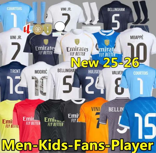

25 26 Soccer Jerseys Camiseta Football Jerseys VINI JR Mbappe Kids VINI JR Bellingham 2025 2026 HUIJSEN REal Player TRENT LonG mADRIds MODRIC Football Shirt kits, Orange