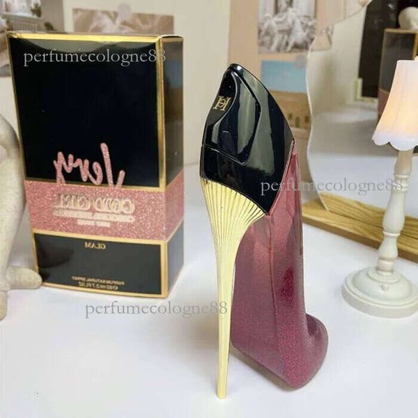 

cologne designer perfume 2 fragrance Women Perfume Girl 80Ml Black Red Heels Top Design Famous Fragrance Long Lasting Charming Spray Parfum 6C8