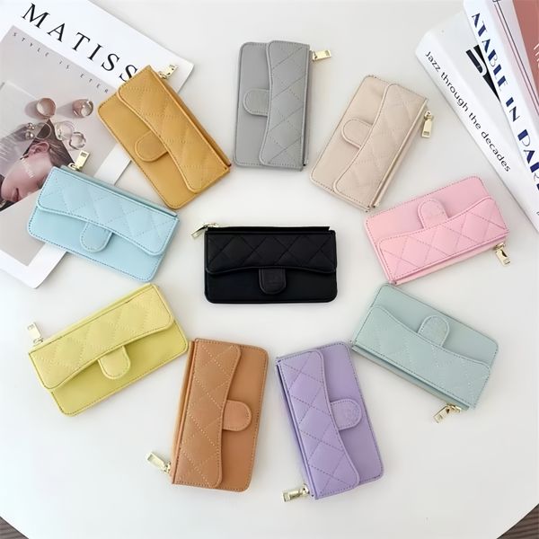 

Card holder designer card holder caviar porte carte coin purse portefeuille card wallet portafoglio pocket organizer women clutch bag porte monnaie womens wallet, Color20