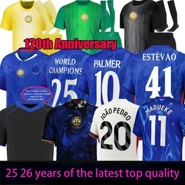 

ENZO CFC NKUNKU NETO PALMER 120th Anniversary soccer jersey 25 26 ESTEVAO GITTENS pedro DELAP HATO MUDRYK 2025 2026 football shirts top adult kids CAICEDO N.JACKSON 33, 25/26 home women