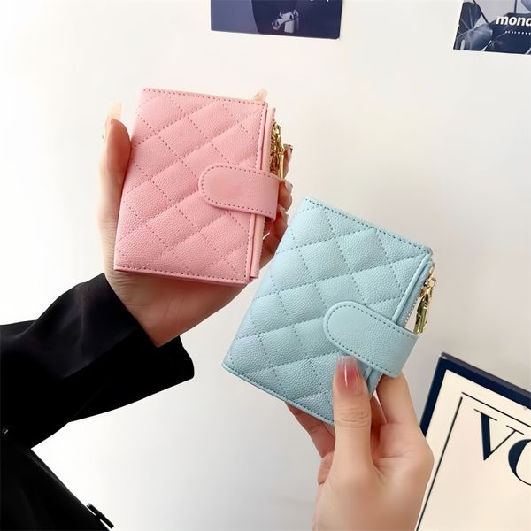 

Caviar Card holder designer card holder porte carte coin purse portefeuille card wallet portafoglio pocket organizer women clutch bag porte monnaie yellow wallet, Color4