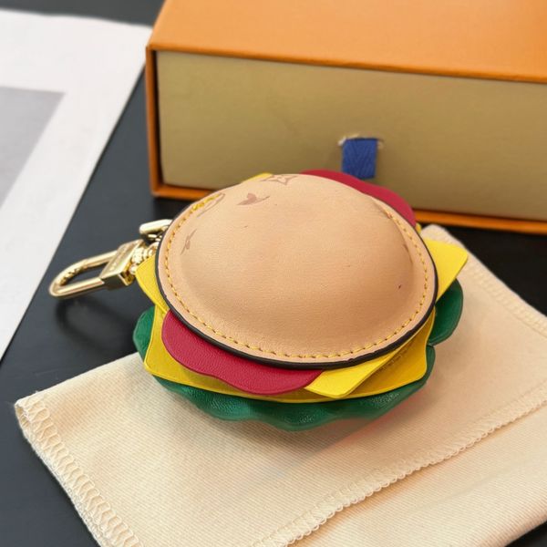 

Fashion Leather Bag Charm Pendant Keychain Earphone Pouch Coin Purse for Women Cute Lanyards for Earphone Cases Accessory