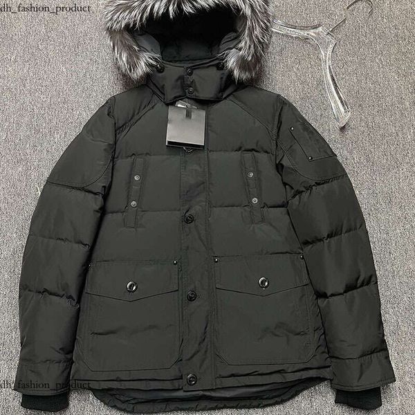 

Moose Down Jacket Men's Fur Collar Parka Winter Waterproof White Duck Coat Cloak Doudoune Men And Women Casual Knuckle Cotton Outdoor Luxury 88f, Ivory