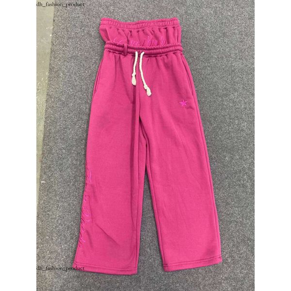 

slamble Men's Pants Harajuku Loose Double Waisted Sweatpants Y2K American Solid Color Letter Embroidery Casual Hip Hop Drawstring Waist Jogger f52, B2