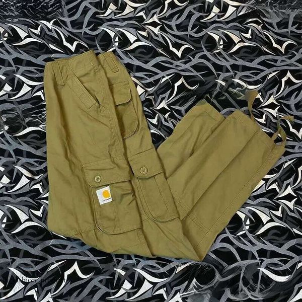 

Caraharrt Men's Pants Fashion Brand Washed To Make Old Overalls Knee Carharttlie Cloth Logging Trousers Shorts Designer T Shirt T Shirt Shirts Men Designer Pants 258, #4