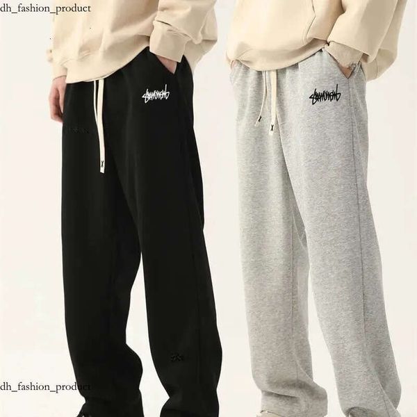 

Mens jogging pants baggy pants neutral breathable baggy outdoor pants fashion n jogging pants sweatpants 7ae, Black