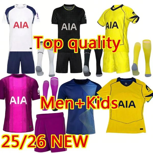 

2025 2026 Ttotte Soccer Jerseys hotspurES Football shirts tottenhamjersey 25 26 spursjersey men kids kit SON MADDISON KULUSEVSKI BENTANCUR KANE RICHARLISON, Black