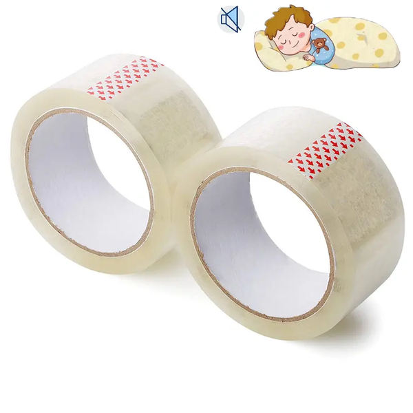 

Low noise, silent, transparent packaging tape, e-commerce express, silent sealing tape, BOPP adhesive paper, silent tape