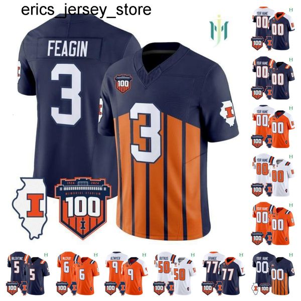 Illinois Fighting Illini Luke Altmyer Kaden Feagin Dick Butkus Red Grange CaLil Valentine Josh M