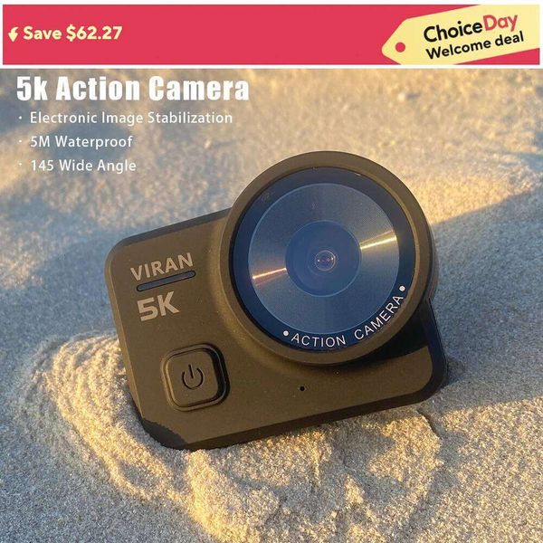 Camera 5K Bicycle Electronic Stabilizer Action Cam Wifi 5K Sport Camera Helmet Video Recording Cameras For Go Pro