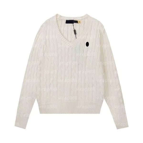 

Women Sweater Designer Women Knitted Tops Pullover Retro Fashion Embroidery Printed Cardigan Round Neck Women Fashion Letters Long Sleeve Casual Sweater, 39color