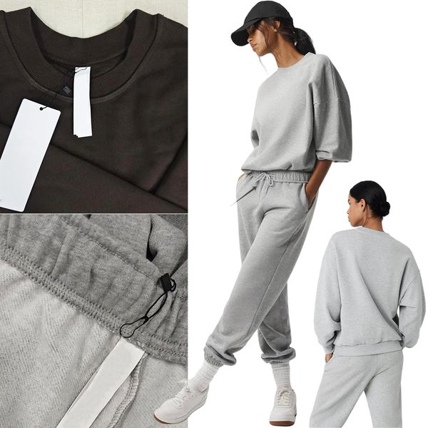 

Yoga Midnight Green Black White Red Pink Blue Warm Sweatshirts Silver on Chest Loose Sweatwear mens Casual Sweat Tops Womens Sportswear Hoodies, Ivory