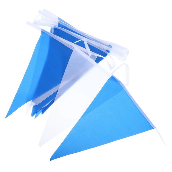 1 Set Bavarian Pennant Banner Durable Polyester Oktoberfest Party Decoration Flag Reusable Garden Indoor Outdoor 250818