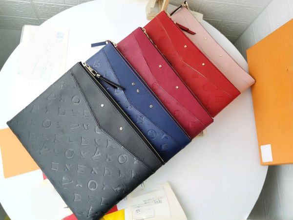 

Designer Wallets Women Wallet High Quality Genuine Leather Men Wallet Zipper Ladies Long Purse purses Checked Embossed Flowers Small Wallet bag luxury54456, #11