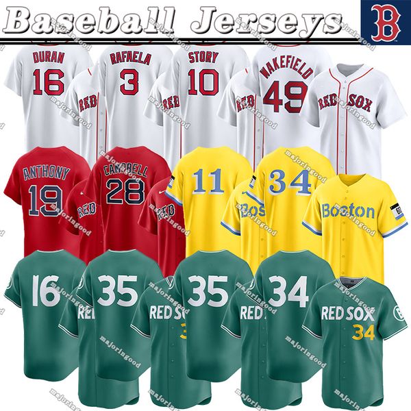 34 David Ortiz Trevor Story Baseball Jersey J.D. Martinez Ted Williams Xander Red Sox Bogaerts Enrique Hernandez Rafael Devers Chris Sale Alex Verdugo Plawecki