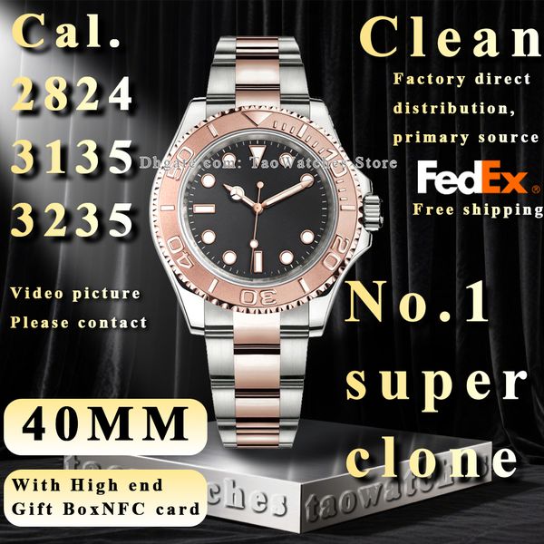 

luxury watch 226659 AAAAA 5A Quality 1 to 1 Superclone Clean factory 40mm Mens watches Automatic Mechanical Watch 3235 Movement Ceramic Bezel Sapphire Glass, A11