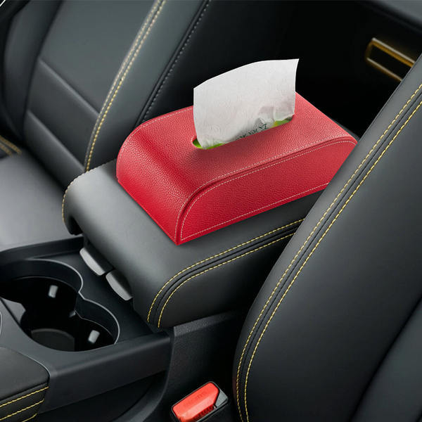 Creative Customizable Leather Paper Towel Holder for Cars - Premium Design