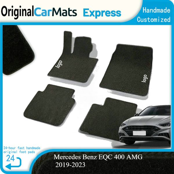 

Car Floor Mat for Mercedes Benz EQC 400 AMG 2019-2023 Foot TPE Liner Storage Pad Custom Waterproof Cover Rug Accessories