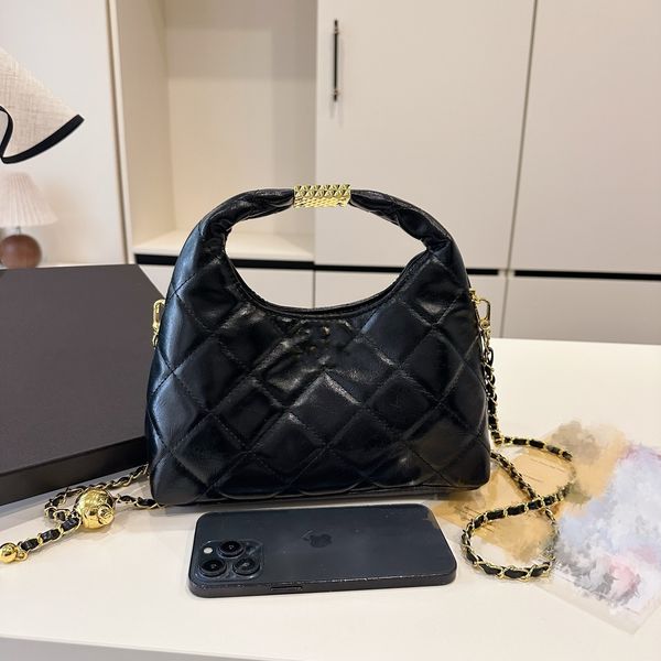 

Designer Shoulder Bags Woman Cross Body Purses Handbag sac High Quality Soft Leather Gold Chain Flap Messenger bags Purse Lady Ladies Crossbody Bag, Pewter