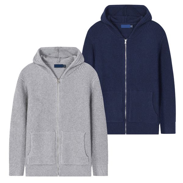 

Men Pullover Knitwear Small Horse Autumn Slim Fit Wool Classic Casual Sweater Designer Couple Sweater Asian Size Fashion Wear, M26-gray