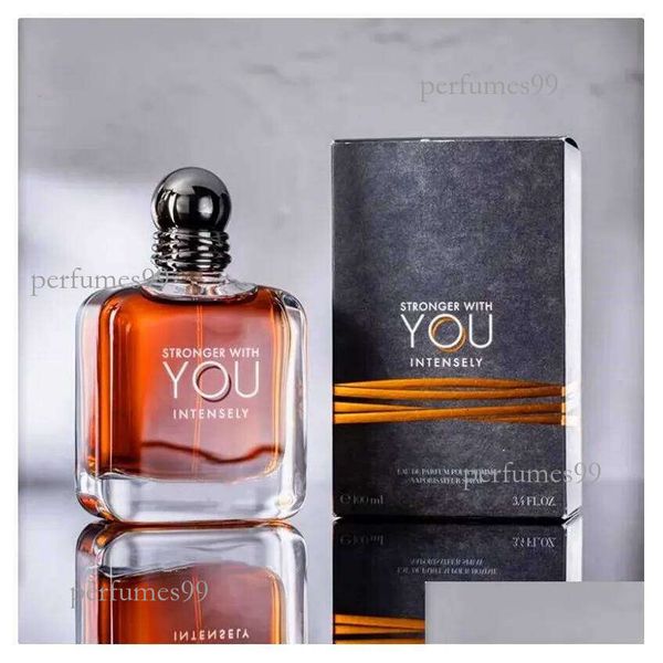 

perfume cologne designer Fragrance Designer Perfume Men Stronger With You Intensely Absolutely Eau De Parfum Man Cologne Spray Body Mist Fast Ship High Quality 154a