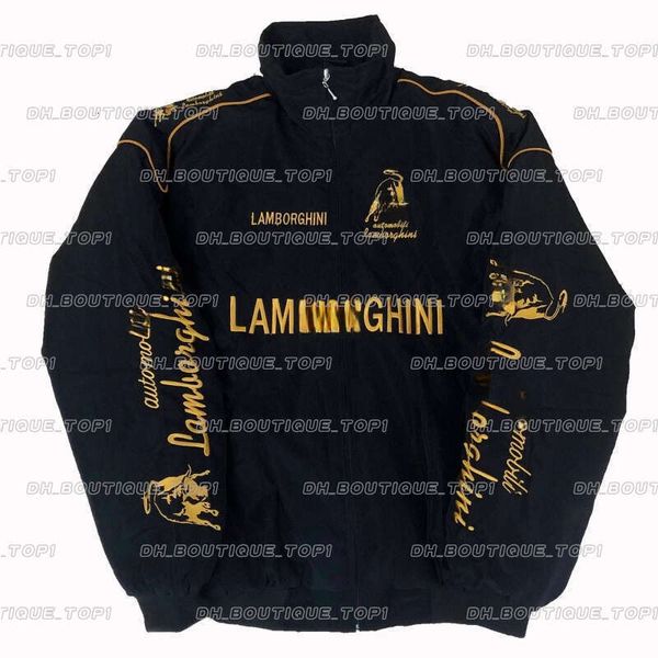 

Racing Suit Long-sleeved Jacket Retro Motorcycle Jacket Moto Team Rider Winter Cotton Clothing Embroidered Warm Jackets c23, F24