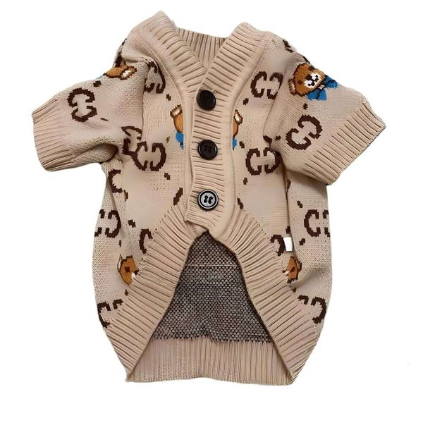 

Pet Spot Wholesale Dog Teddy Pomeranian Schnauzer Cat Sterilization Clothes Winter Cute Sweater Free shipping, Brown