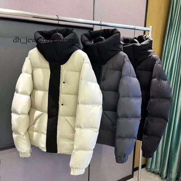 

Winter down jacket with hooded and thickened matte coat Men's and women's same style is loose and thin jackets Asian sizes M- 3ab, Black2
