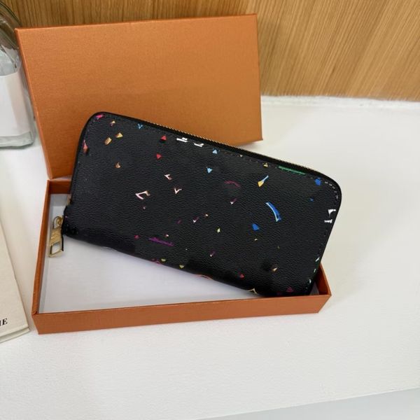 

s Designers Wallets Fashion Bags Card Holder Carry Around Women Money Cards clutch Coins Bag Men Leather Purse Business Wallet with box, Sky blue