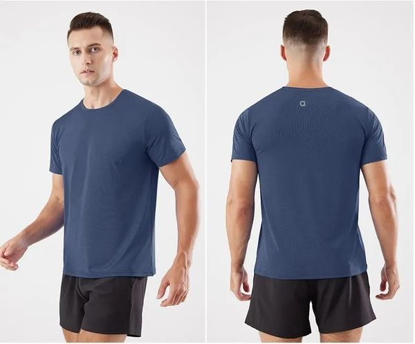 A170 Mens Designer T Shirt Summer Fashion Running Fitness Sports Top Designers Tops Polos Short Sleeve High Quality Clothes